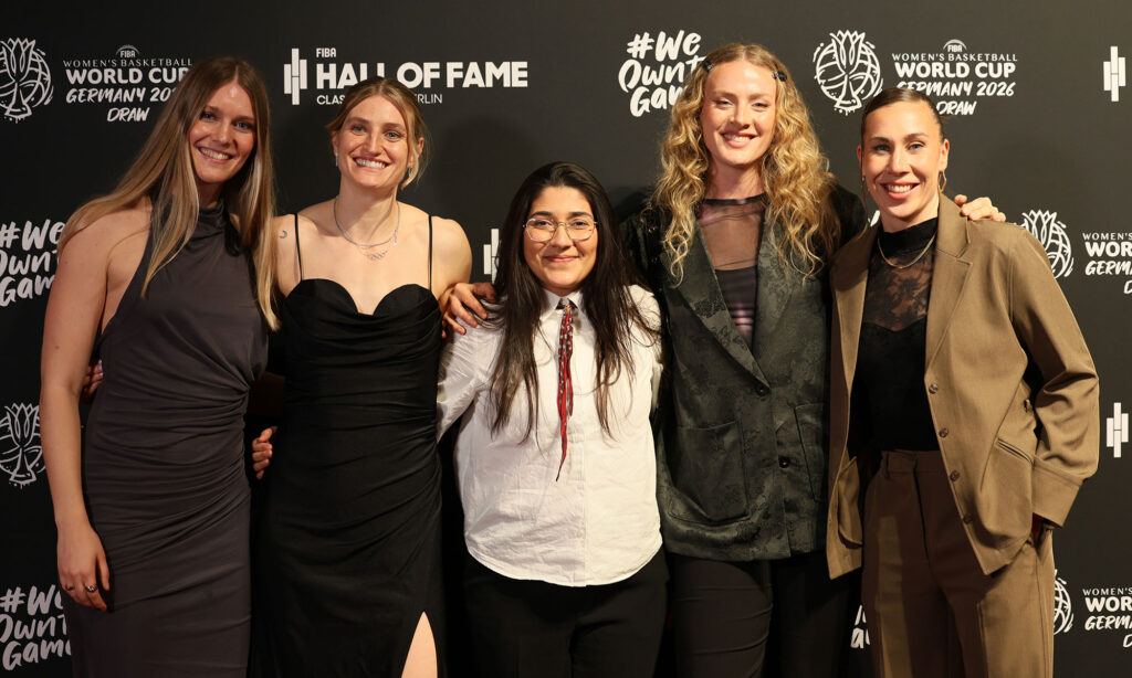 Deutsche Baskteball-Frauen in Berlin